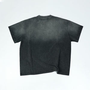 เสื้อยืดสตรีทแวร์เรียบง่ายสั่งทำพิเศษ ผ้าฝ้ายถัก 100% หนานุ่ม ทรงโอเวอร์ไซส์ สำหรับออกกำลังกาย สไตล์วินเทจ ทรงบ็อกซี่ ล้างสีแบบแอซิดวอช สำหรับผู้ชาย สกรีนโลโก้ได้ - Product Image 2