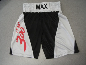 Custom Logo Eco-Friendly Breathable Waterproof Windproof Quick Dry MMA Team Shorts 100% Polyester Worsted Fabric Sublimated - Product Image 4