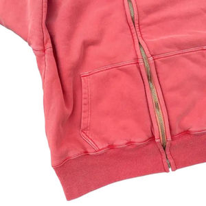 Sudadera con Capucha de Alta Calidad 100% Algodón French Terry para Invierno, Estilo Urbano, Lavado Ácido, Vintage, Personalizada, con Bolsillo Grande, Efecto Desgastado por el Sol - Product Image 6