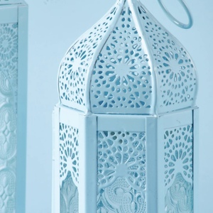 Lanternes traditionnelles marocaines en gros pour la décoration de la maison et des mariages, lanternes colorées à suspendre et à poser sur table - Product Image 3