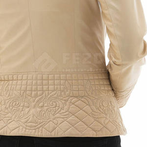 Veste en cuir solide pour femmes de vente chaude Design tricoté respirant pour femmes et filles directement du fabricant pakistanais - Product Image 6