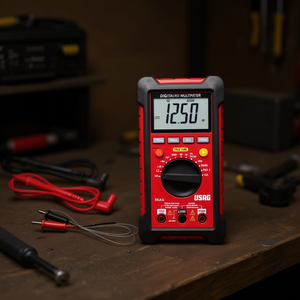 มัลติมิเตอร์ดิจิตอลยี่ห้อ Usag พร้อมฟังก์ชัน TRUE RMS วัดอุณหภูมิ - Product Image 3