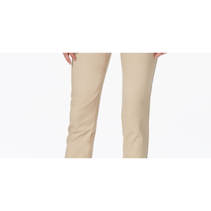 Pantaloni da donna Charter Club beige a vita alta, modello a tubino, anti-piega, con controllo pancia, per ufficio, taglia 10 Petite - Product Image 3
