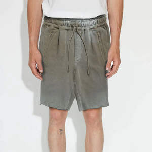Short d'été en coton vintage délavé au soleil à l'acide séchage rapide Logo et design personnalisés Short délavé à l'acide pour hommes vente en gros OEM - Product Image 6