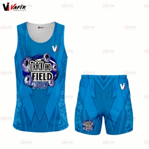 Ensemble d'uniformes d'athlétisme 100% polyester personnalisés unisexe Uniforme de piste de marathon sublimé à séchage rapide pour les sports d'été - Product Image 3