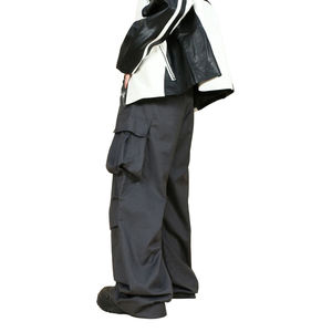 Pantalon cargo tactique décontracté pour homme, taille haute, délavé, style électricien, Jogger Ken S en drill - Product Image 2