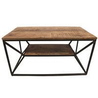 Design classique fait à la main en bois de manguier naturel Table de canapé ronde Table basse Meubles de salon pour un usage domestique