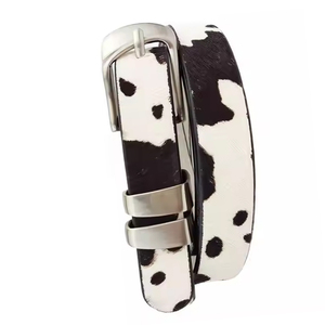 Ceinture en cuir véritable réglable, accessoire de mode élégant à porter avec une veste pour homme au quotidien - Product Image 4