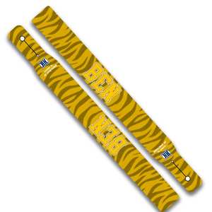 Drapeaux de plage de sublimation de colorant polychrome avec des drapeaux de plumes de tissu de polyester couleur jaune en gros drapeau personnalisé ceintures doubles latérales - Product Image 3