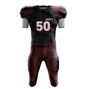 Uniforme de Fútbol Americano Personalizado NEXX SPORTS, 100% Poliéster, Secado Rápido, Transpirable, Diseño de Tallas Grandes - Product Image 1