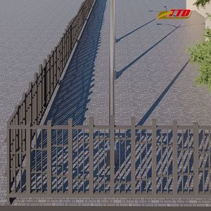 Cercas de Hierro Tratadas Térmicamente Duraderas para Seguridad en Exteriores, Paneles de Cerca con Recubrimiento en Polvo de Alta Calidad para Uso Residencial y Comercial - Product Image 5