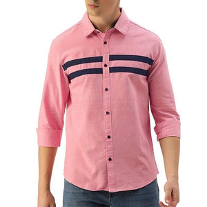 เสื้อเชิ้ตผู้ชายลำลอง แห้งเร็ว ระบายอากาศได้ดี น้ำหนักเบา ผ้าฝ้าย 100% เป็นมิตรกับสิ่งแวดล้อม ทนทาน แขนยาว แฟชั่นสตรีทแวร์ - Product Image 1