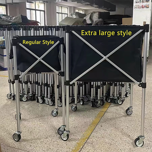 Chariot de Pickleball en alliage d'aluminium Pickleball Collector Ball <span class=keywords><strong>Caddy</strong></span> pour Pickleball <span class=keywords><strong>Caddy</strong></span> Hopper avec roues - Product Image 2