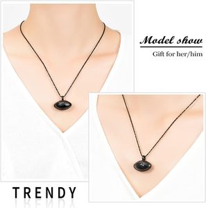 Bijoux de crémation noirs Collier d'urne commémorative de football pour porte-cendres Urne souvenir de cendres en acier inoxydable pour frère petit ami - Product Image 4