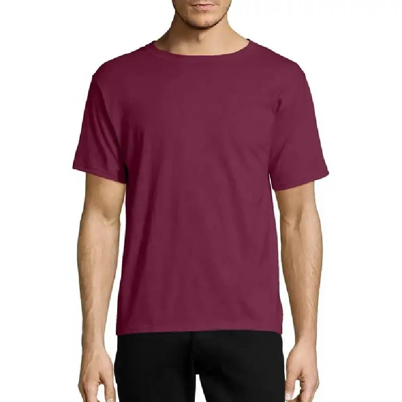 T-shirt à manches courtes en coton pour homme, couleur préférée, vente en gros