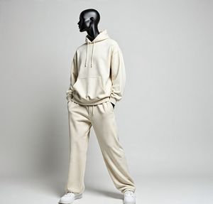 Conjunto Deportivo de Invierno para Hombre, 100% Algodón, Personalizado, de Felpa Técnica, Transpirable, con Logotipo Personalizado - Product Image 3