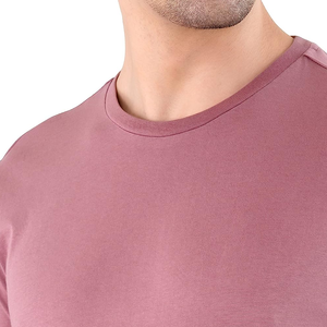 Camiseta de Cuello Redondo de Punto 100% Algodón Premium para Hombre, Suave, Transpirable, de Secado Rápido, Corte Clásico para Comodidad y Estilo Diarios - Product Image 4