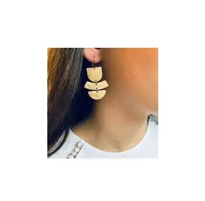 Jewelry material brass earring for jewelry making brass jewelry findings jump rings for earrings women gifts use