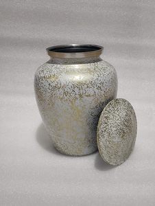 Urna de cremación con diseño de sombra blanca para cenizas humanas, urnas decorativas de tamaño adulto, urnas funerarias, fabricante de entierro - Product Image 2