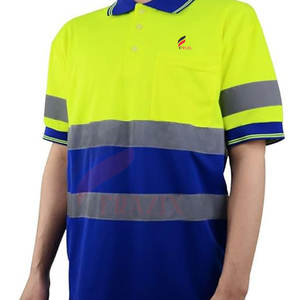 T-shirts polo haute visibilité personnalisés T-shirts polo haute visibilité pour hommes de grande taille T-shirts polo haute visibilité de qualité supérieure pour hommes - Product Image 6