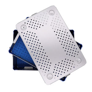 Plateau de stérilisation à double niveau de haute qualité plateau de stérilisation en alliage d'aluminium avec source d'alimentation manuelle - Product Image 5