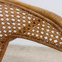 Auténticas sillas de comedor de ratán indonesio diseño tropical muebles de jardín al aire libre para Parque y patio