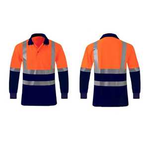 Chemise réfléchissante Vêtements de travail de sécurité pour hommes T-shirt d'extérieur réfléchissant léger et durable respirant haute visibilité - Product Image 6