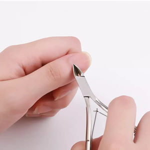 Offre Spéciale acier inoxydable manucure pédicure équipement dissolvant de cuticules Nail Art peau morte coupe ongle cils pince à épiler - Product Image 1