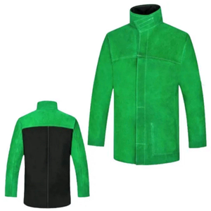 Nouveau design, logo personnalisé, confortable, sûr, peau de buffle, meilleure veste de soudage, vêtements de travail de toutes tailles - Product Image 3