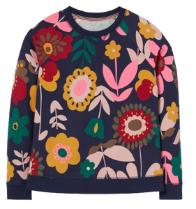 Qualité supérieure coton épais col rond surdimensionné sweat-shirt pour femme marque privée personnalisée coton imprimé sweat-shirt pour femme - Product Image 3