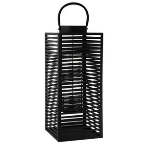 Linterna de Metal de alta calidad, farol de iluminación hecha a mano con revestimiento de polvo negro de diseñador, venta al por mayor, excelente calidad - Product Image 1