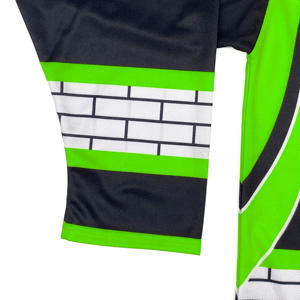 Vêtements de sport en polyester personnalisés unisexe-Maillot de hockey sur glace sublimé unisexe conçu sur mesure OEM Nom de l'équipe Maillot de football - Product Image 4