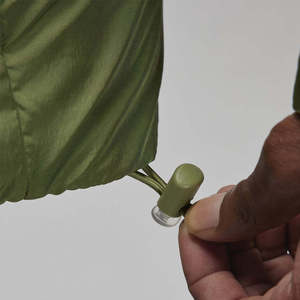 OEM Daily Veste matelassée d'hiver pour hommes 100% bulle Ripstop en polyester avec capuche col haut LOGO personnalisé tissu en toile - Product Image 6