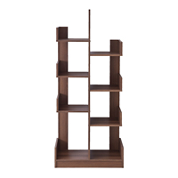 Étagère de présentation de livres moderne pour salon, salle de bain, chambre à coucher, hôtel, appartement, en panneaux de particules/MDF, mobilier de maison
