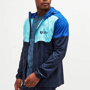 Veste coupe-vent en toile respirante décontractée pour hommes contraste de couleur saison d'hiver léger personnalisé vêtements d'extérieur à la mode ÉCHANTILLON GRATUIT - Product Image 4