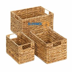 Offre Spéciale jacinthe d'eau décoration panier organisateur de stockage Durable tissé à la main organisation de stockage à domicile - Product Image 1