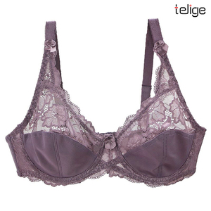Soutien-gorge en dentelle ultra-mince transparent et respirant pour femmes, soutien-gorge à armatures ajustable, <span class=keywords><strong>lingerie</strong></span> - Product Image 6