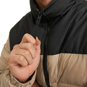 Servicio OEM Chaquetas acolchadas de color negro y piel Cremallera Hasta dos bolsillos Ropa de calle Chaqueta de invierno cálida para hombres adultos de invierno - Product Image 5