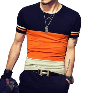 เสื้อยืดคอกลมผ้าเจอร์ซีย์เนื้อนุ่ม ระบายอากาศ แห้งเร็ว น้ำหนัก 240 กรัม ผ้าฝ้าย 100% ทรงเข้ารูป แขนสั้น สำหรับออกกำลังกาย พิมพ์โลโก้ได้ตามต้องการ - Product Image 1