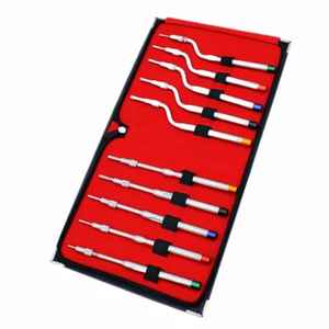 Medicab Instruments chirurgicaux Kit chirurgical d'implant dentaire Élévateur de sinus manuel en acier droit et incurvé - Product Image 4