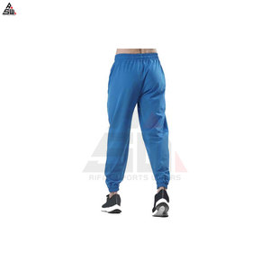 กางเกงวิ่งผู้ชายน้ำหนักเบาสไตล์เรียบง่ายผ้าคอตตอน100% เอวยางยืดแบบลำลอง - Product Image 2