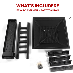 Brasero Bestfire, Estufas, Mesa de Brasero para Exteriores, Horno de Carbón, Parrilla para Restaurante con Mesa de Chimenea para Exteriores - Product Image 6