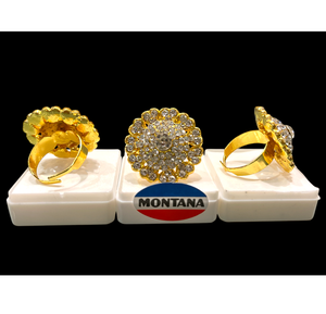 Hermoso anillo de diamante americano Chapado en plata para mujer, ideal para uso diario, funciones de boda, fiestas y eventos especiales - Product Image 2