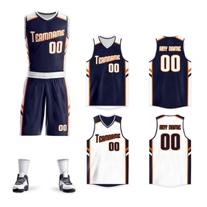 Conjunto de Camiseta de Baloncesto Personalizada Reversible sin Mangas, de Secado Rápido, en Poliéster, con Nombre, Número y Uniforme de Equipo Impresos, para Entrenamiento - Product Image 4