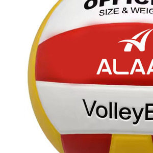Pelota de voleibol de PVC personalizada directa de fábrica Alaay tamaño 5 Opción de pelota de cuero laminado - Product Image 5