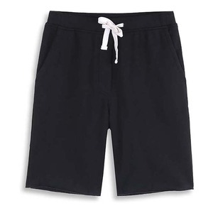 100% coton taille élastique été Streetwear décontracté blanc vêtements de sport hommes vêtements Jogging Shorts couleur jaune avec poches 2025 - Product Image 3