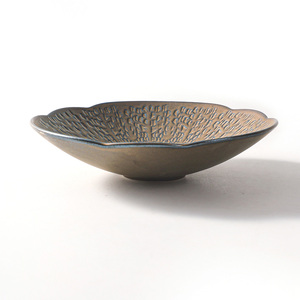 Platos populares de <span class=keywords><strong>Aliexpress</strong></span> para Ramen, evento de Hotel, diseño de manchas doradas, <span class=keywords><strong>vajilla</strong></span> apilable de cerámica, sombrero de bambú, cuenco de <span class=keywords><strong>vajilla</strong></span> - Product Image 5