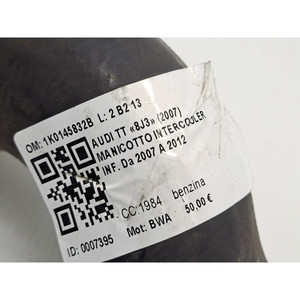 Tubo per Audi TT Serie (8J3) 1K0145832B BWA benzina 1984 (06>14) - Product Image 6