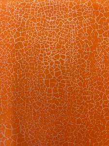 Motif tissé en tissu orange brillant festif polyvalent 100% coton avec paillettes Style uni durable 112x300 cm - Product Image 4
