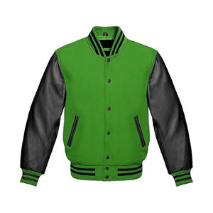 Chaquetas Universitarias para Hombre de Talla Grande, Chaquetas Universitarias Lisas al por Mayor, Chaqueta Universitaria con Logotipo Personalizado, Chaqueta Universitaria Lisa con Letras para Hombre - Product Image 1